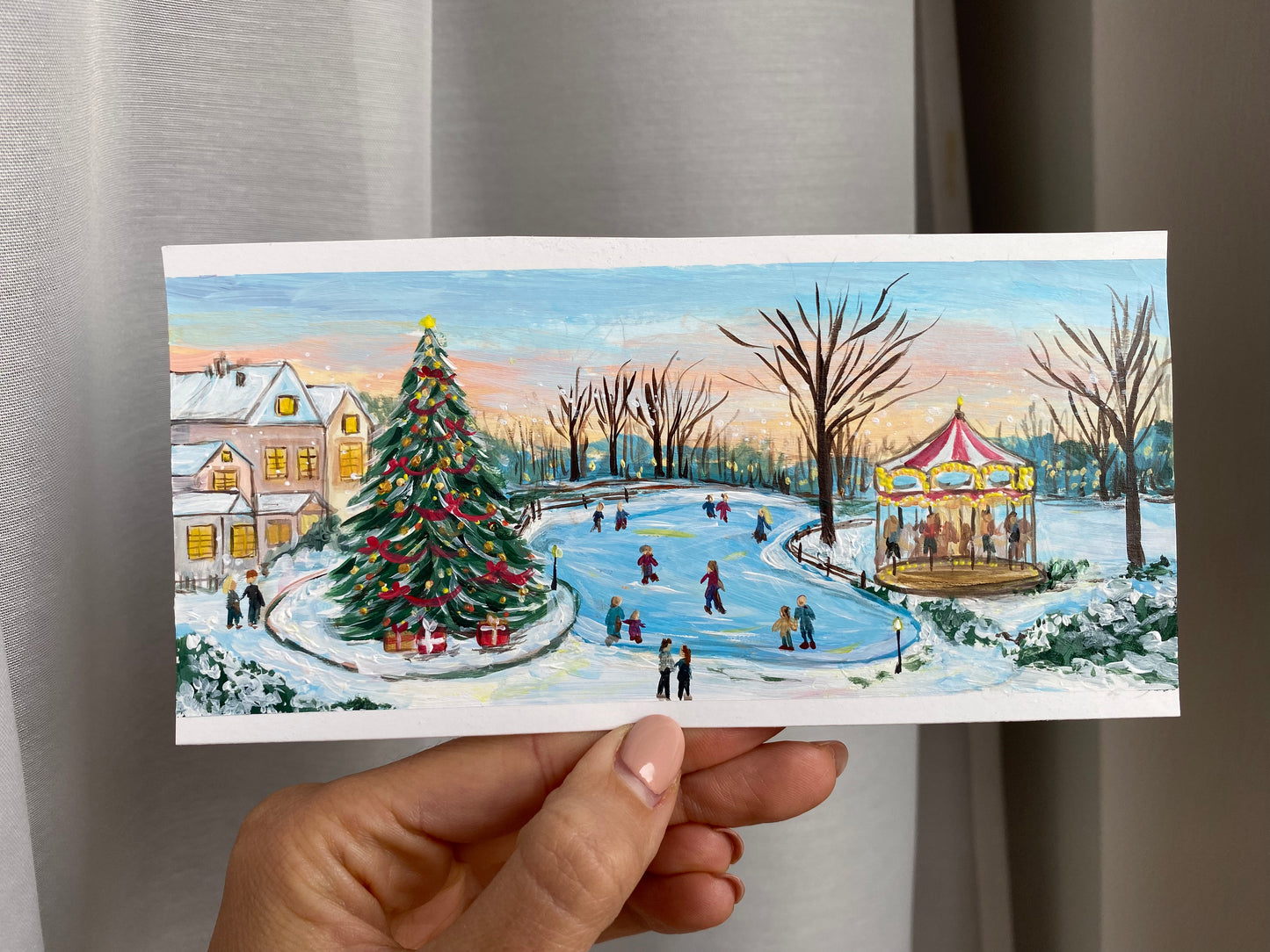 Christmas Village 17x8