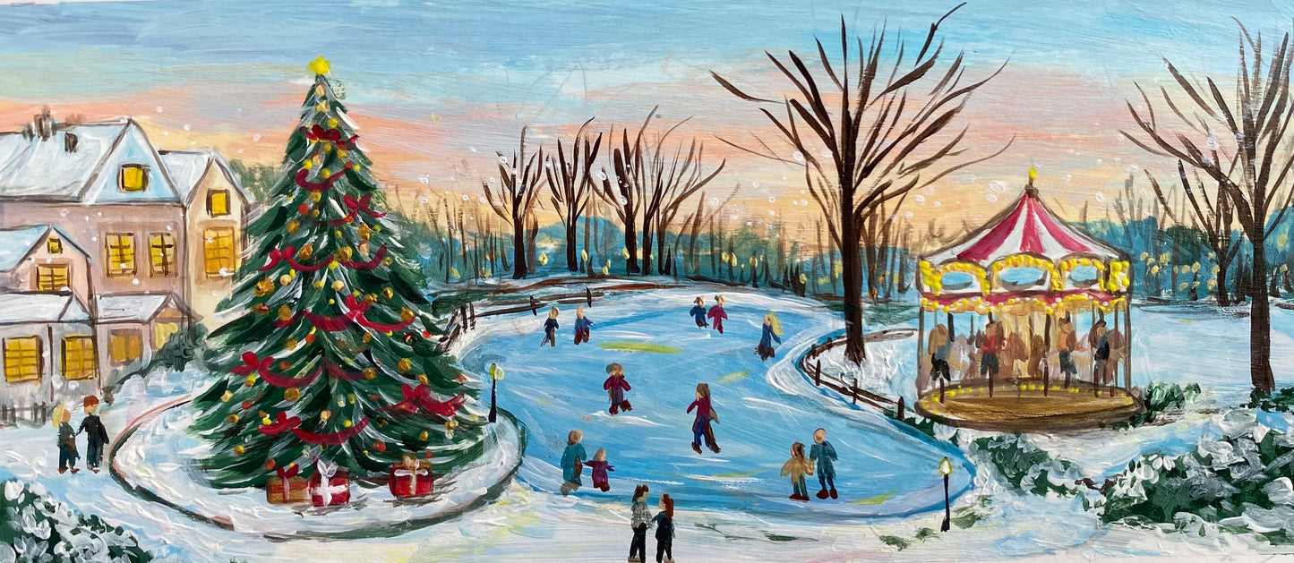 Christmas Village 17x8