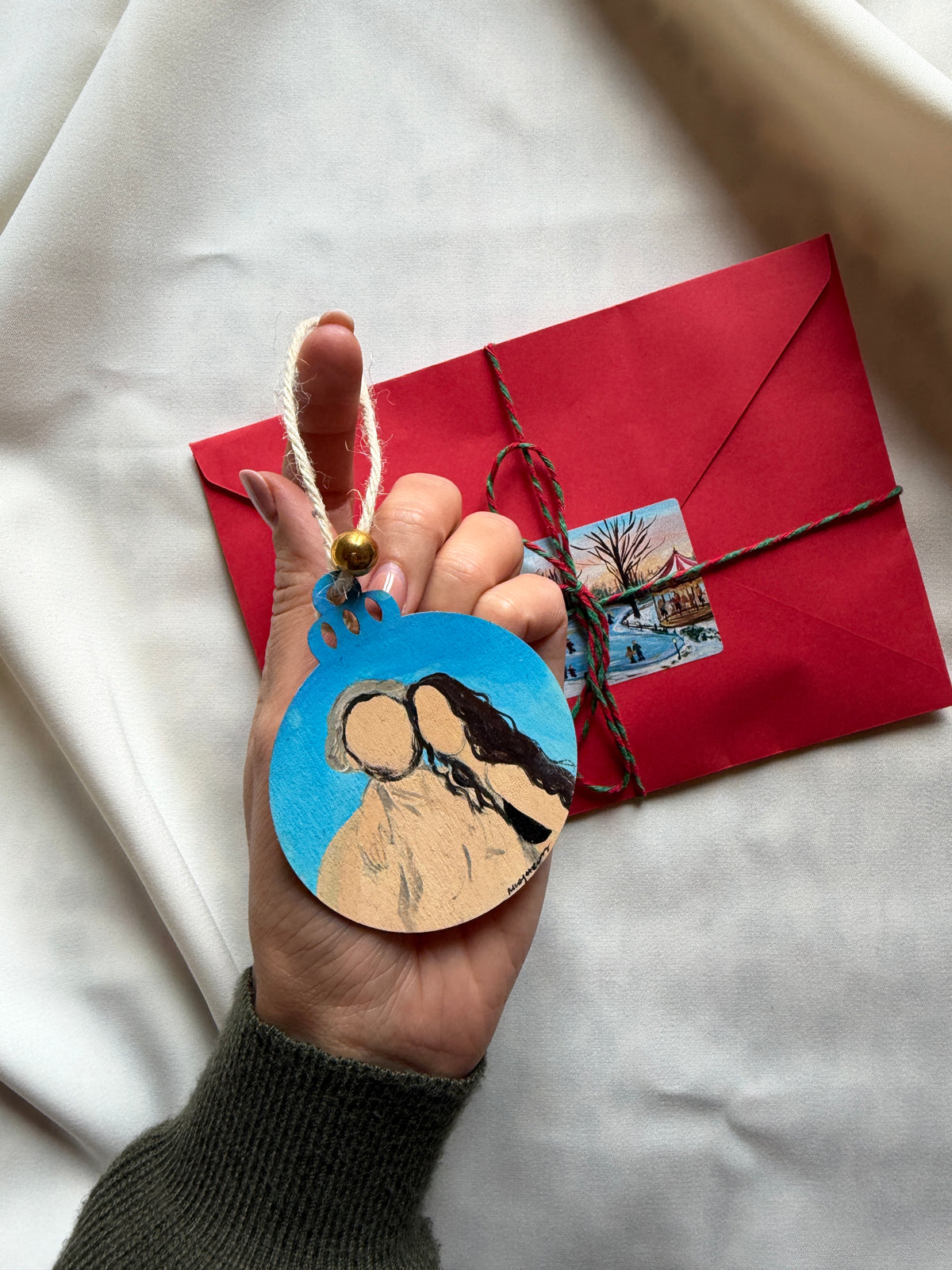 Palline di natale personalizzate (1-4 SOGGETTI)
