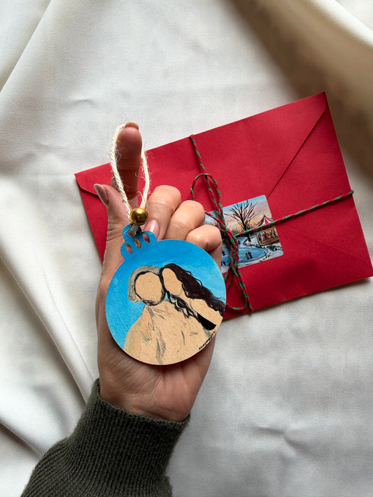 Palline di natale personalizzate (1-4 SOGGETTI)